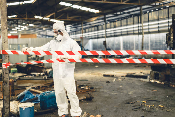 Professional Biohazard technician working in Rumson, NJ